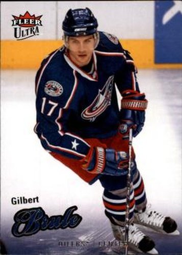 #158 Gilbert Brule - Edmonton Oilers - 2008-09 Ultra Hockey