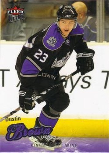 #161 Dustin Brown - Los Angeles Kings - 2008-09 Ultra Hockey