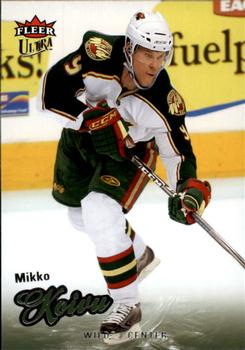 #169 Mikko Koivu - Minnesota Wild - 2008-09 Ultra Hockey