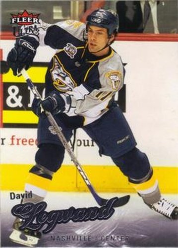 #175 David Legwand - Nashville Predators - 2008-09 Ultra Hockey