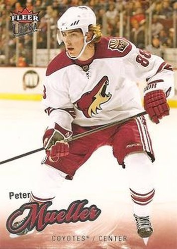 #176 Peter Mueller - Phoenix Coyotes - 2008-09 Ultra Hockey