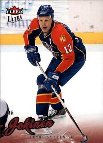 #180 Olli Jokinen - Phoenix Coyotes - 2008-09 Ultra Hockey