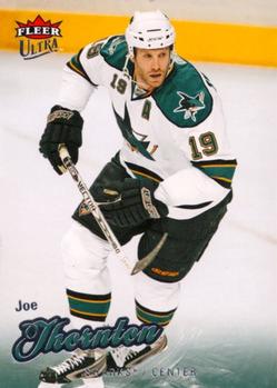 #188 Joe Thornton - San Jose Sharks - 2008-09 Ultra Hockey