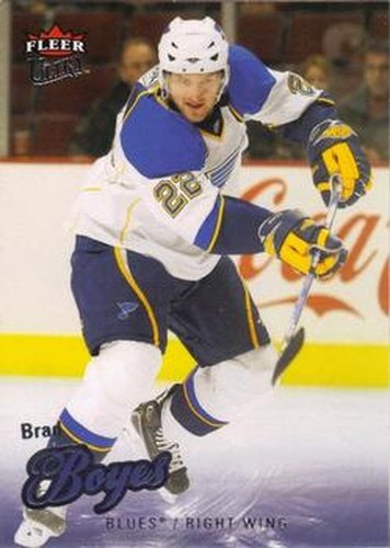 #191 Brad Boyes - St. Louis Blues - 2008-09 Ultra Hockey