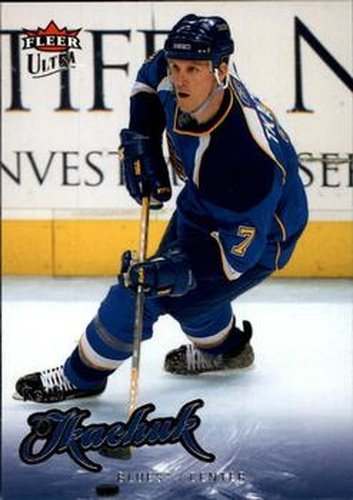 #193 Keith Tkachuk - St. Louis Blues - 2008-09 Ultra Hockey