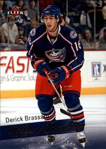 #201 Derick Brassard - Columbus Blue Jackets - 2008-09 Ultra Hockey
