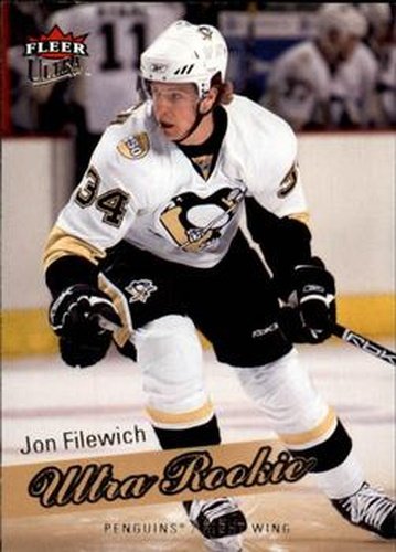 #205 Jon Filewich - Pittsburgh Penguins - 2008-09 Ultra Hockey