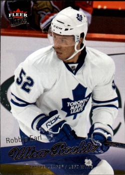 #206 Robbie Earl - Toronto Maple Leafs - 2008-09 Ultra Hockey