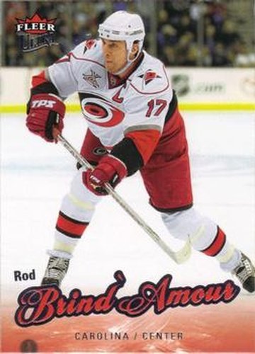 #22 Rod Brind'Amour - Carolina Hurricanes - 2008-09 Ultra Hockey