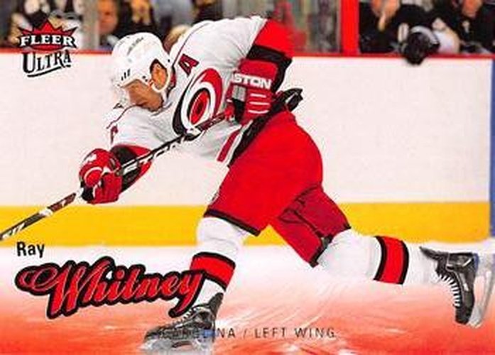 #25 Ray Whitney - Carolina Hurricanes - 2008-09 Ultra Hockey
