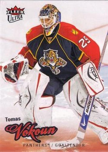 #27 Tomas Vokoun - Florida Panthers - 2008-09 Ultra Hockey