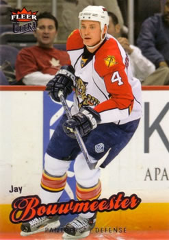#31 Jay Bouwmeester - Florida Panthers - 2008-09 Ultra Hockey