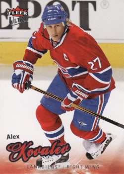 #36 Alex Kovalev - Montreal Canadiens - 2008-09 Ultra Hockey