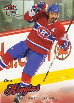 #37 Chris Higgins - Montreal Canadiens - 2008-09 Ultra Hockey