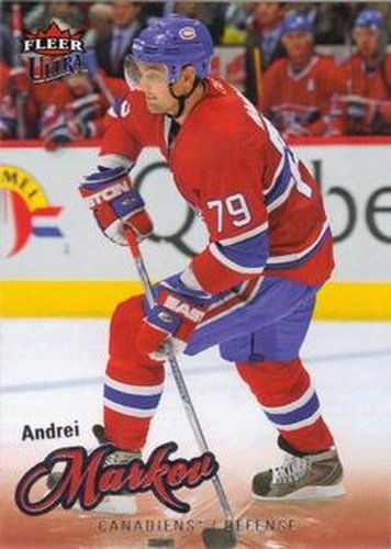 #38 Andrei Markov - Montreal Canadiens - 2008-09 Ultra Hockey