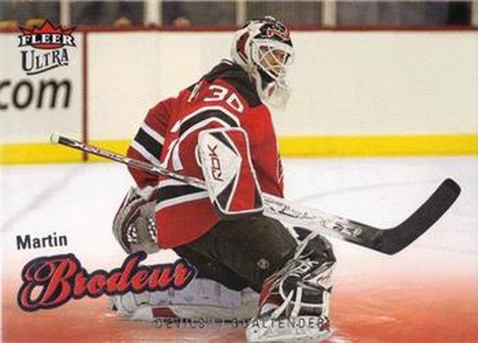 #40 Martin Brodeur - New Jersey Devils - 2008-09 Ultra Hockey