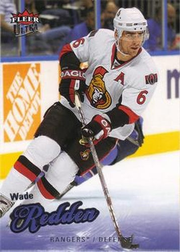 #51 Wade Redden - New York Rangers - 2008-09 Ultra Hockey
