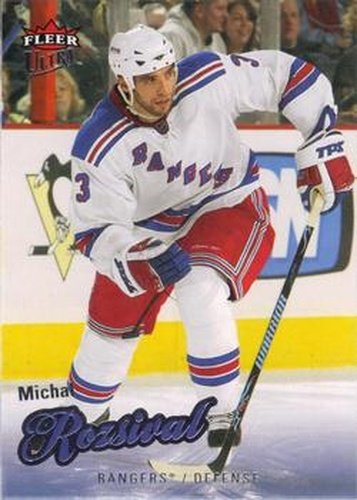 #52 Michal Rozsival - New York Rangers - 2008-09 Ultra Hockey
