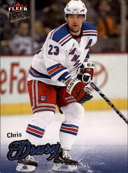 #54 Chris Drury - New York Rangers - 2008-09 Ultra Hockey