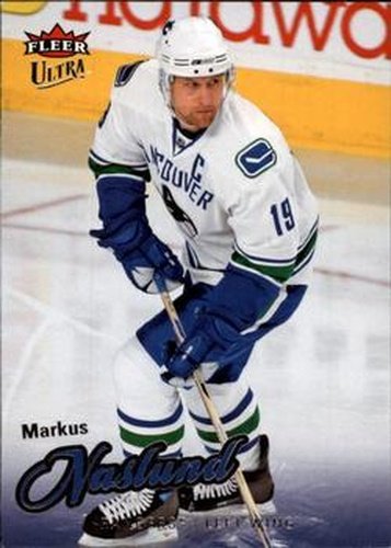 #56 Markus Naslund - New York Rangers - 2008-09 Ultra Hockey