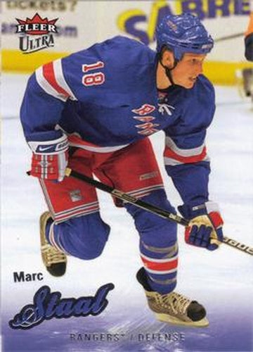 #57 Marc Staal - New York Rangers - 2008-09 Ultra Hockey