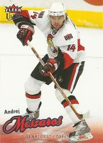 #61 Andrej Meszaros - Ottawa Senators - 2008-09 Ultra Hockey