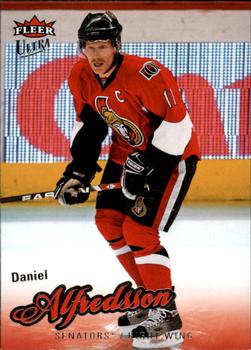#64 Daniel Alfredsson - Ottawa Senators - 2008-09 Ultra Hockey