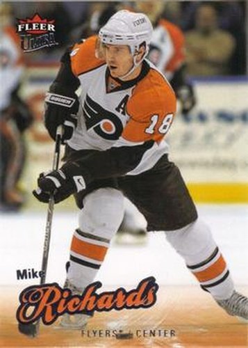 #73 Mike Richards - Philadelphia Flyers - 2008-09 Ultra Hockey