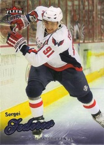 #99 Sergei Fedorov - Washington Capitals - 2008-09 Ultra Hockey