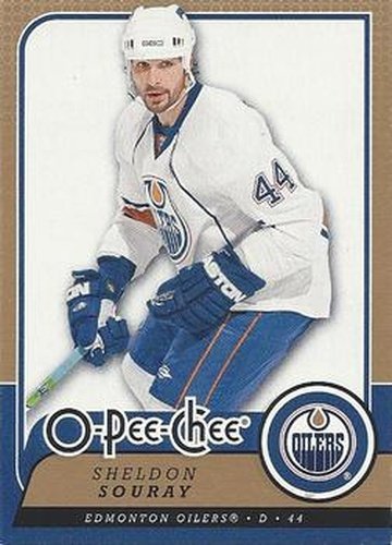 #11 Sheldon Souray - Edmonton Oilers - 2008-09 O-Pee-Chee Hockey