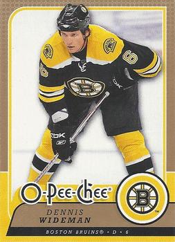 #129 Dennis Wideman - Boston Bruins - 2008-09 O-Pee-Chee Hockey