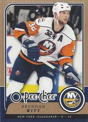 #140 Brendan Witt - New York Islanders - 2008-09 O-Pee-Chee Hockey