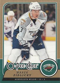 #141 Marek Zidlicky - Minnesota Wild - 2008-09 O-Pee-Chee Hockey