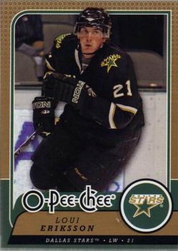 #146 Loui Eriksson - Dallas Stars - 2008-09 O-Pee-Chee Hockey