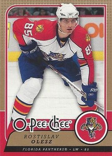 #161 Rostislav Olesz - Florida Panthers - 2008-09 O-Pee-Chee Hockey
