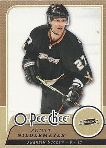 #169 Scott Niedermayer - Anaheim Ducks - 2008-09 O-Pee-Chee Hockey