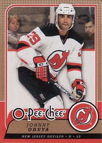 #176 Johnny Oduya - New Jersey Devils - 2008-09 O-Pee-Chee Hockey