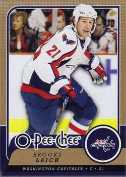 #185 Brooks Laich - Washington Capitals - 2008-09 O-Pee-Chee Hockey