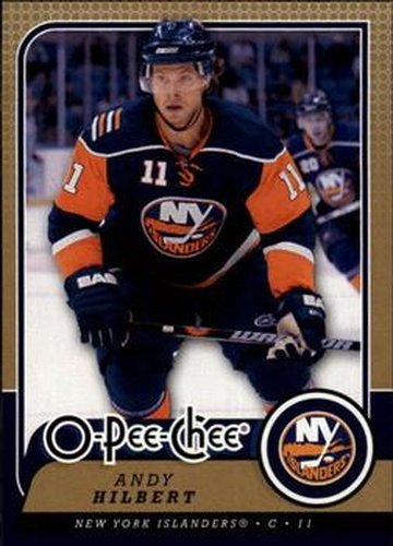 #191 Andy Hilbert - New York Islanders - 2008-09 O-Pee-Chee Hockey