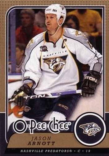 #193 Jason Arnott - Nashville Predators - 2008-09 O-Pee-Chee Hockey