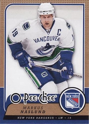 #1 Markus Naslund - New York Rangers - 2008-09 O-Pee-Chee Hockey