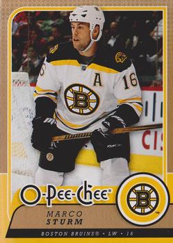 #201 Marco Sturm - Boston Bruins - 2008-09 O-Pee-Chee Hockey