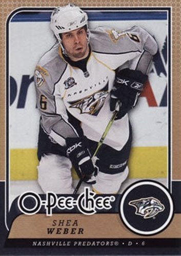 #211 Shea Weber - Nashville Predators - 2008-09 O-Pee-Chee Hockey