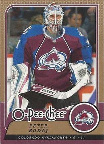 #216 Peter Budaj - Colorado Avalanche - 2008-09 O-Pee-Chee Hockey