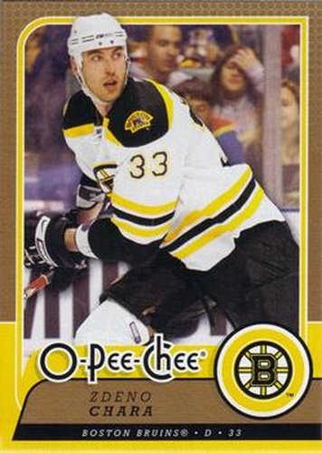 #219 Zdeno Chara - Boston Bruins - 2008-09 O-Pee-Chee Hockey