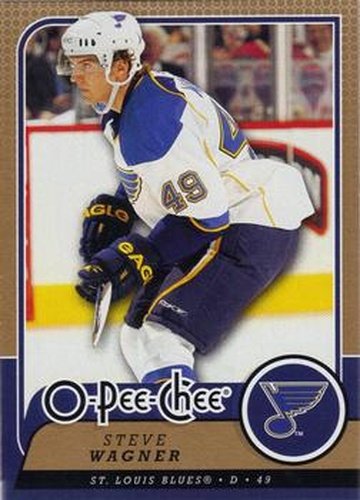#223 Steve Wagner - St. Louis Blues - 2008-09 O-Pee-Chee Hockey