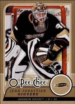 #239 Jean-Sebastien Giguere - Anaheim Ducks - 2008-09 O-Pee-Chee Hockey