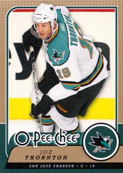 #242 Joe Thornton - San Jose Sharks - 2008-09 O-Pee-Chee Hockey