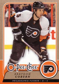 #24 Braydon Coburn - Philadelphia Flyers - 2008-09 O-Pee-Chee Hockey