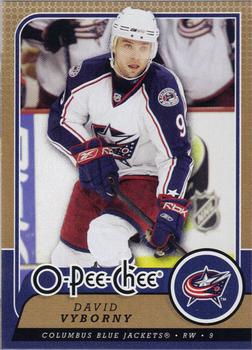 #250 David Vyborny - Columbus Blue Jackets - 2008-09 O-Pee-Chee Hockey